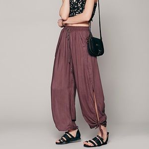 Free People Alexandria Wrap Pant Dusty Purple