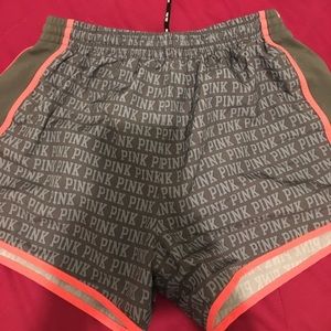 Pink athletic shorts