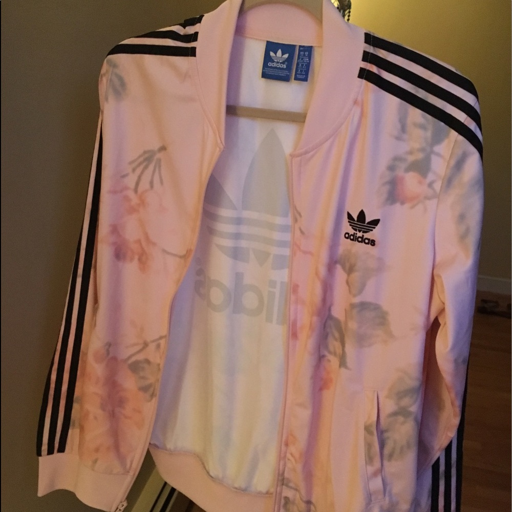 Adidas Pastel Rose Track Jacket