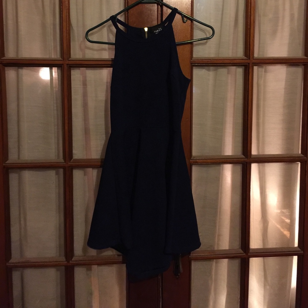 Navy blue rue 21 dress size small worn once