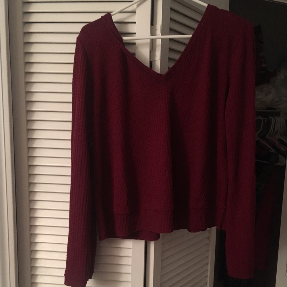 Long sleeve, flow-y top