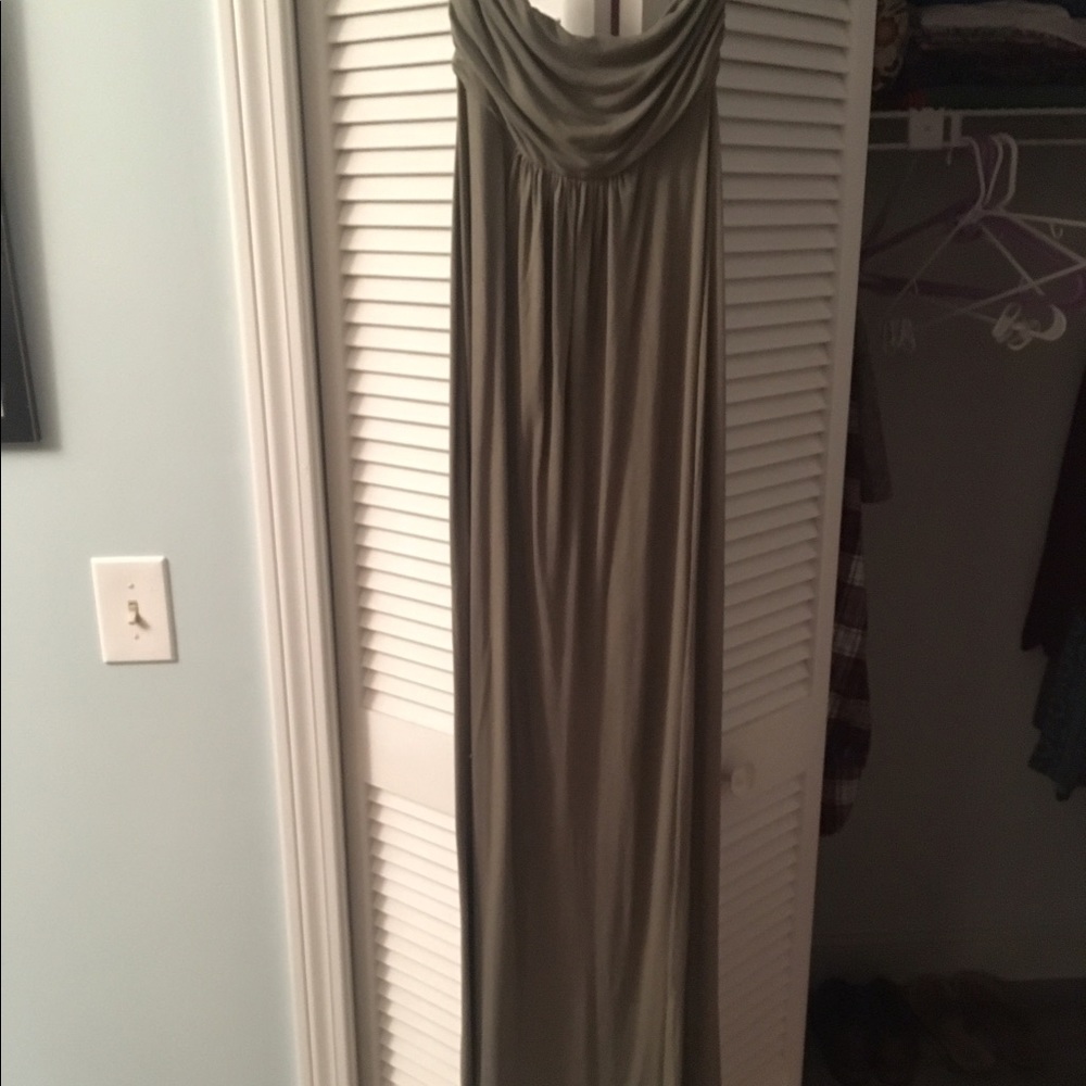 Olive Green Maxi Dress