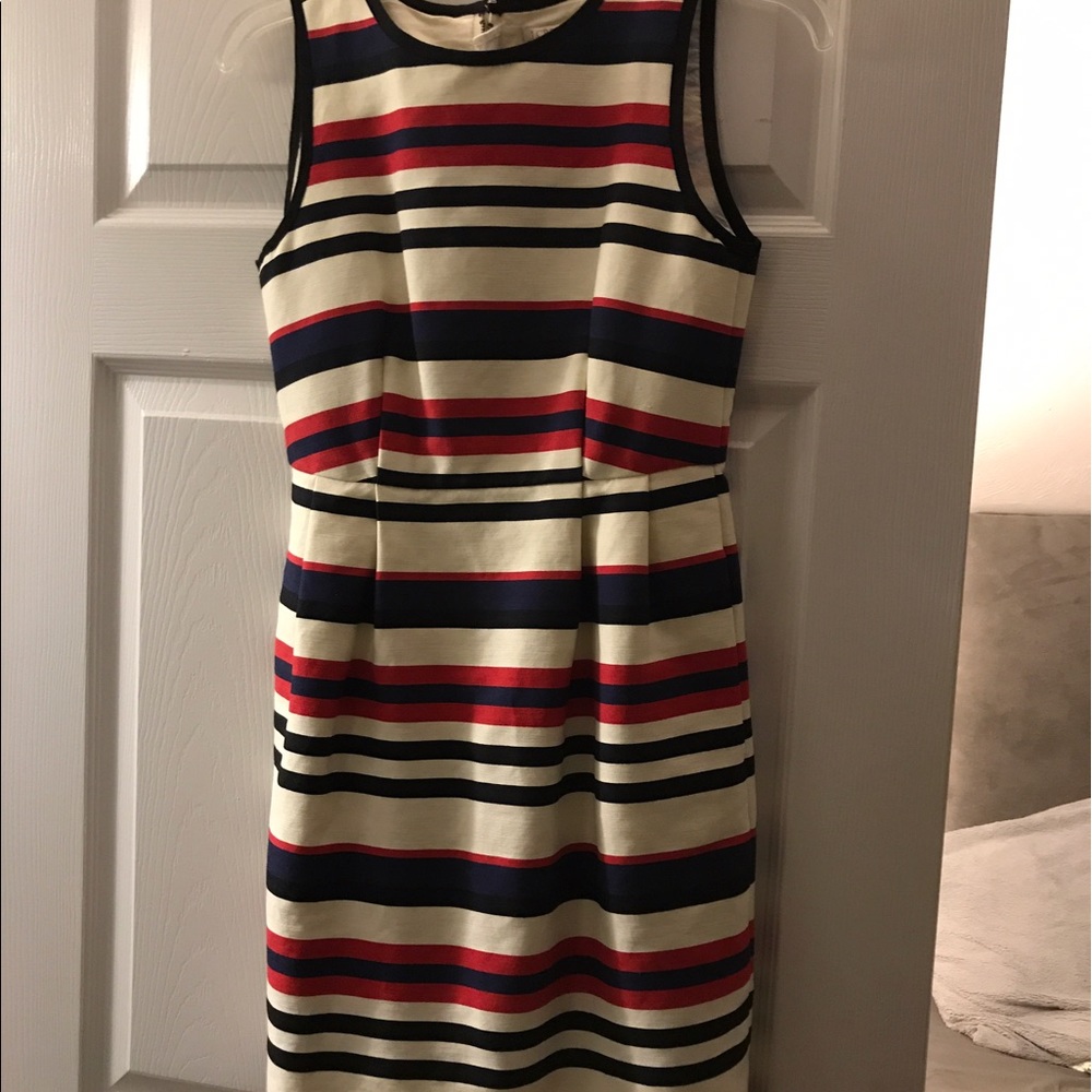 Jcrew striped dress