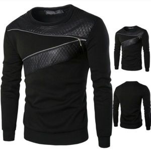 New Fashion Men's Sweater Round Neck Fight Skin