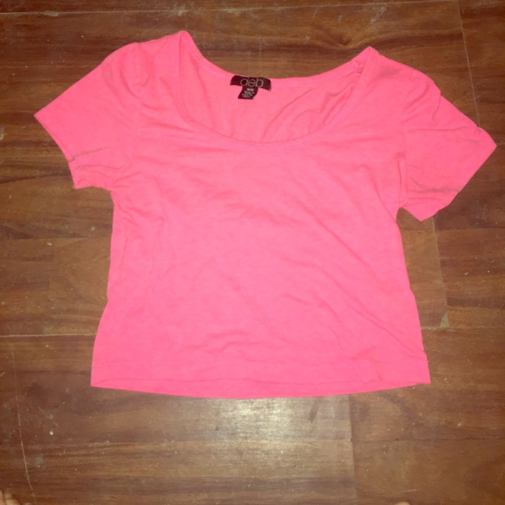 Bright Pink Crop Top