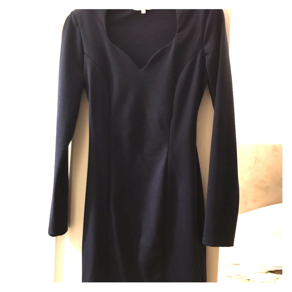 Navy cocktail dress