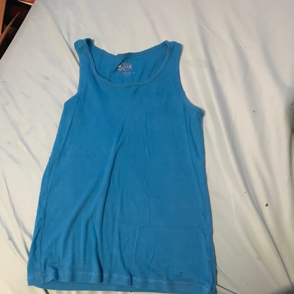 Justice, Kids, Blue Tank Top