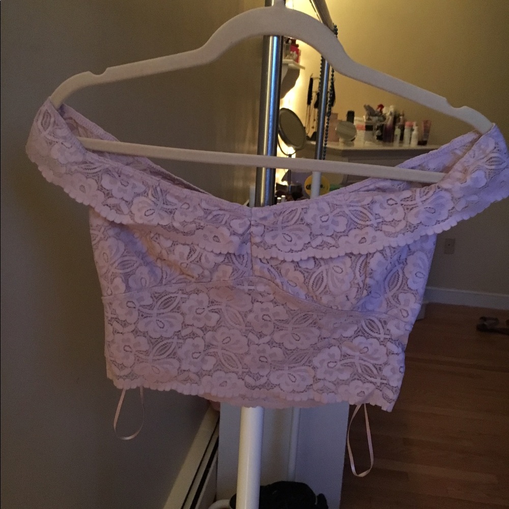 Free People Cute Crop Off the Shoulder atop