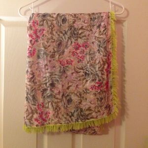 American Eagle Lightweight Floral Scarf