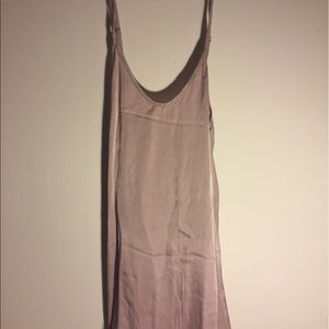 American eagle light pink slip dress