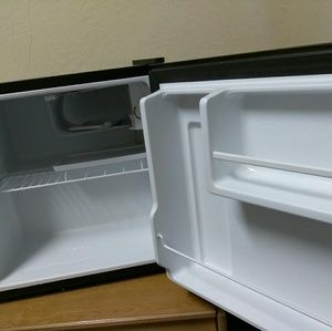 Black small mini fridge