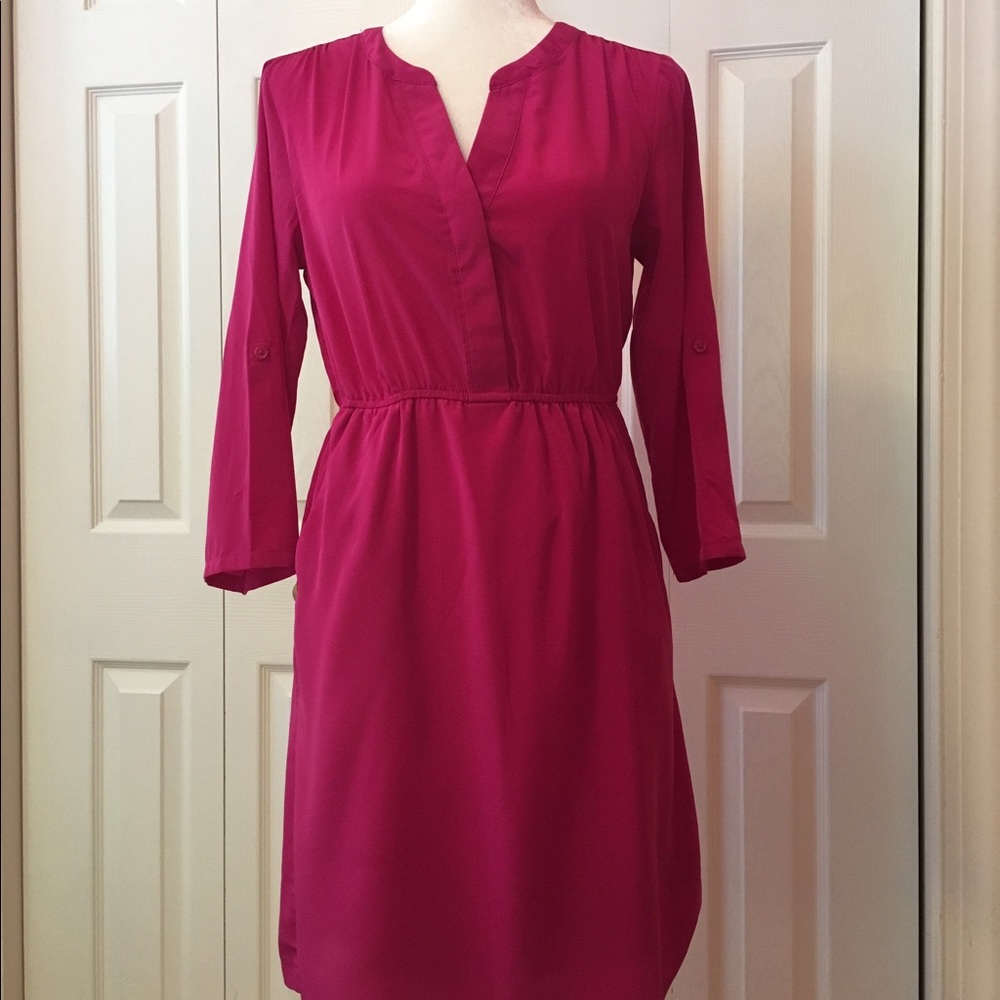 Pink Shirtdress