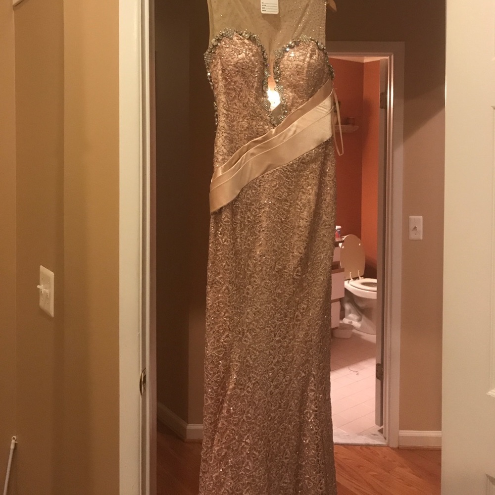 Beautiful designer gown by one of kind