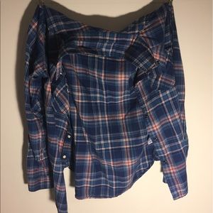 American eagle vintage boyfriend flannel