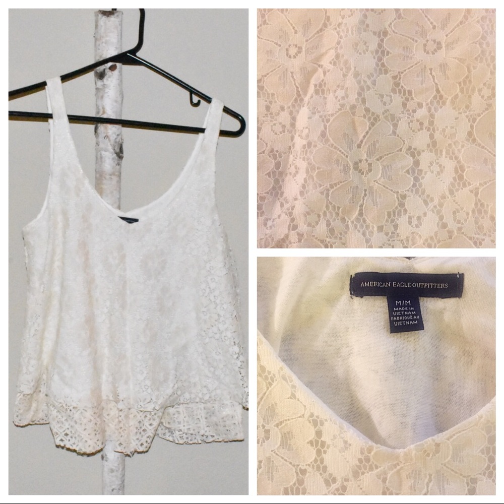 American Eagle Lace Top - Medium