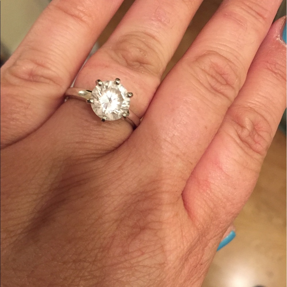 Sterling silver Diamond Ring