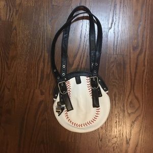 Leather Baseball Purse!