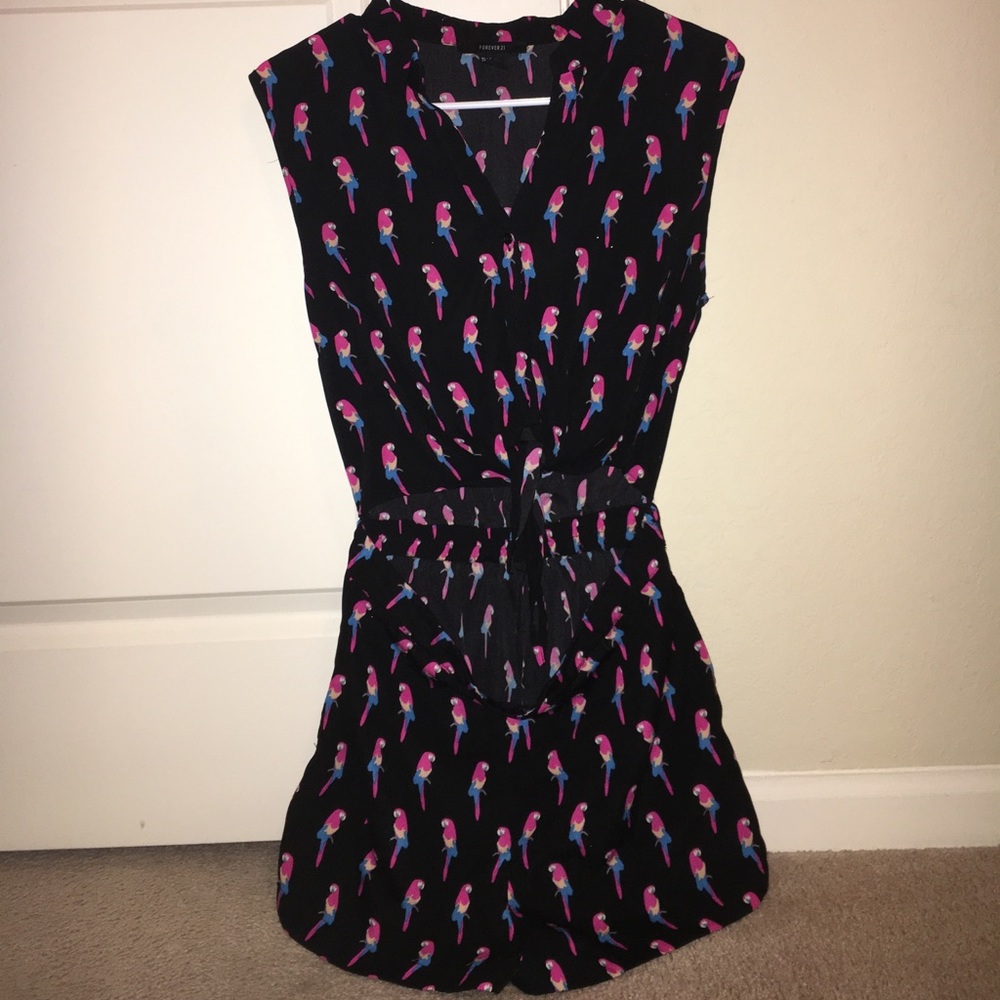 Women's printed romper