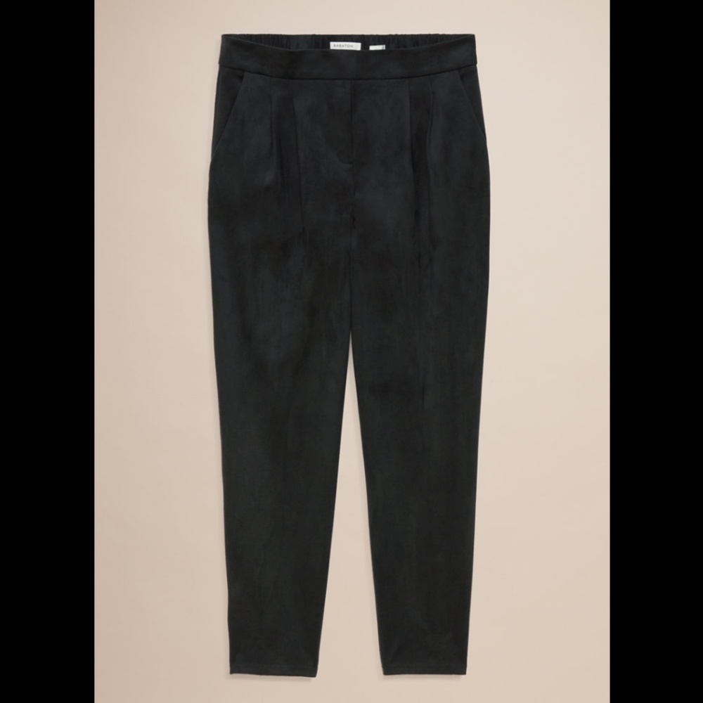 NWT Aritzia vegan suede trousers