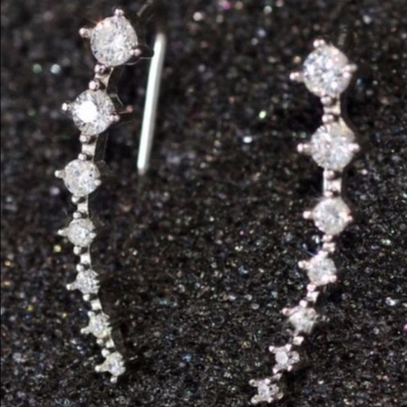 Crystal Ear Climbers - LAST ONE! - Picture 3 of 3