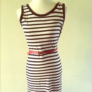 H&M Basic Striped Jersey Dress