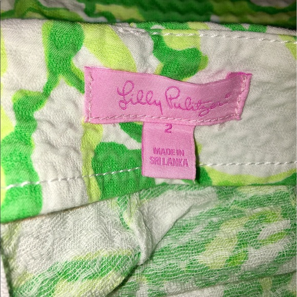 Lilly Pulitzer Liza Shorts Sz 2 - Picture 4 of 4