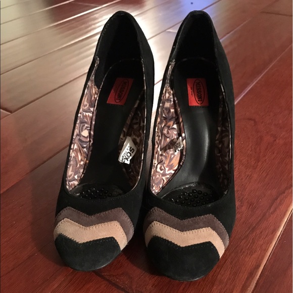 Missoni for Target EUC Zig Zag Suede Pumps - Picture 2 of 5