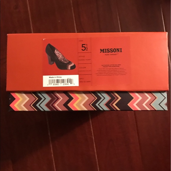 Missoni for Target EUC Zig Zag Suede Pumps - Picture 4 of 5