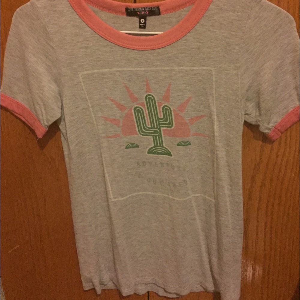 Cactus semi crop top!