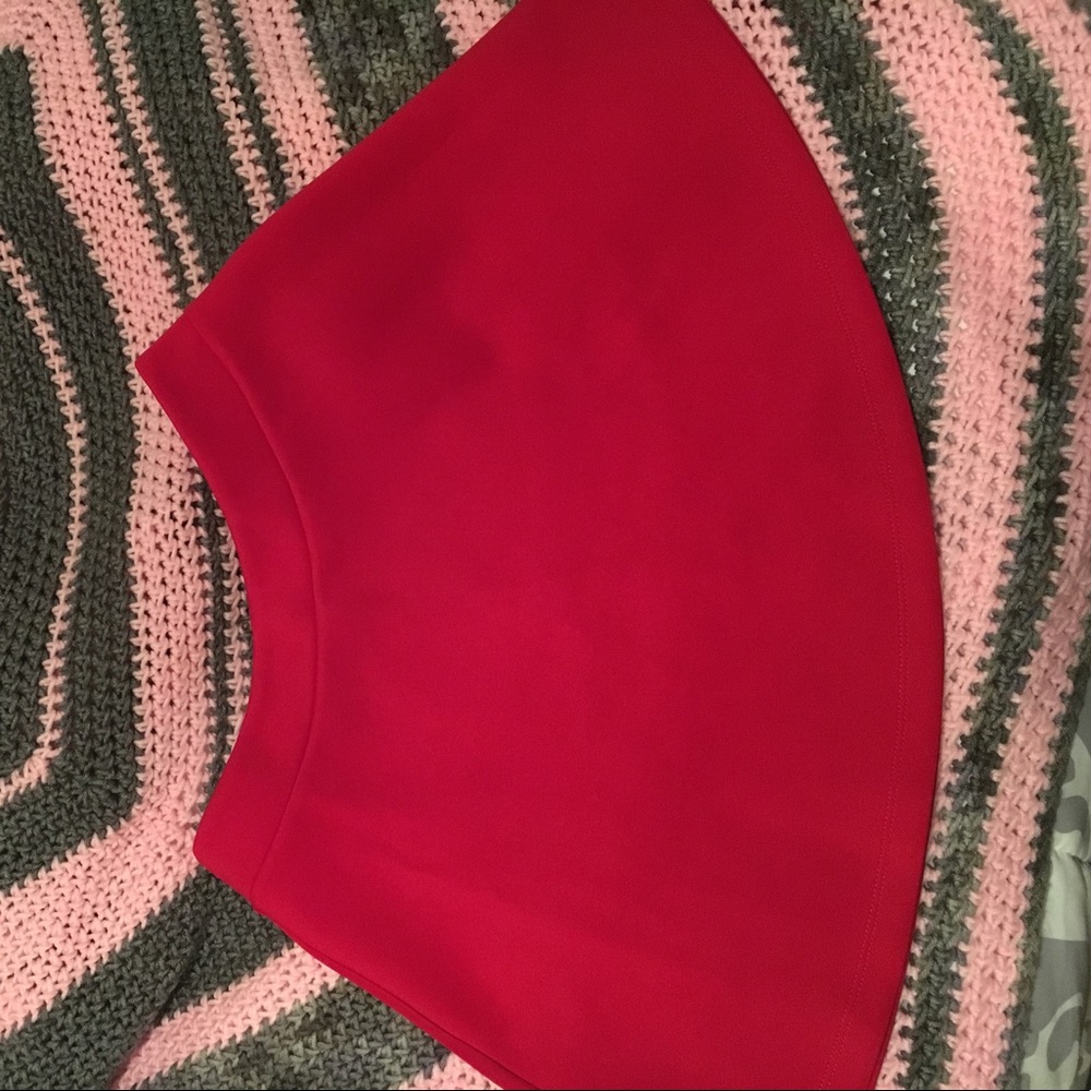 Women's red skirt
