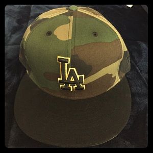 LA Dodgers Camo Hat