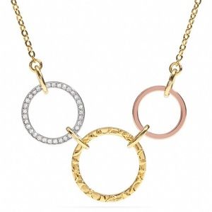 Coach three ring necklace