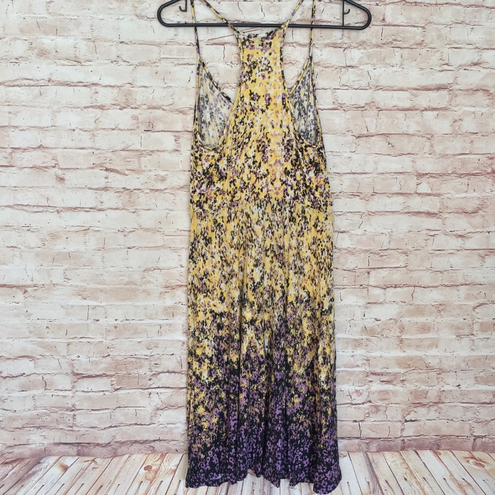 • Gap • Sleeveless Halter Floral Ombré Dress - Picture 4 of 6