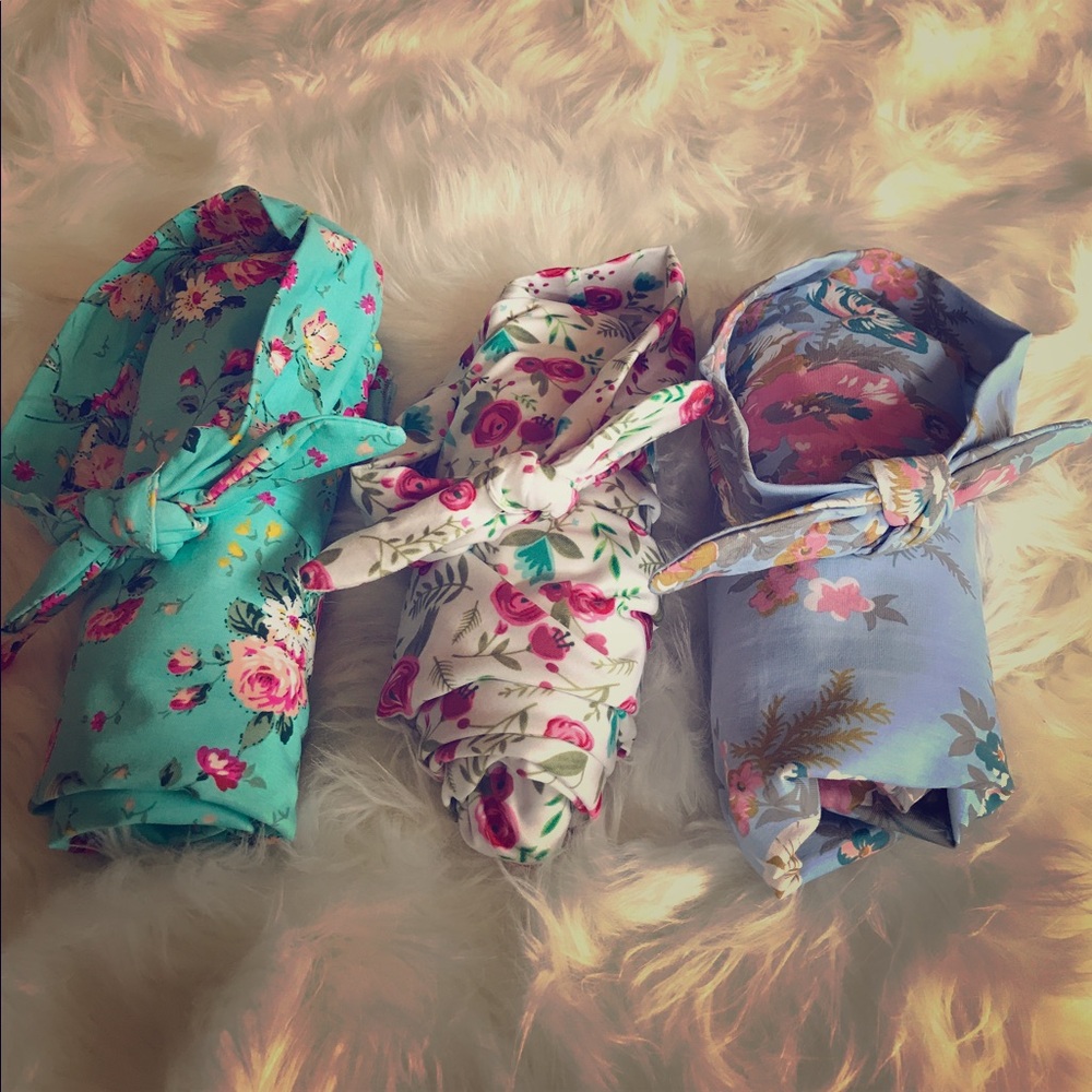 Swaddle Blanket with Headband