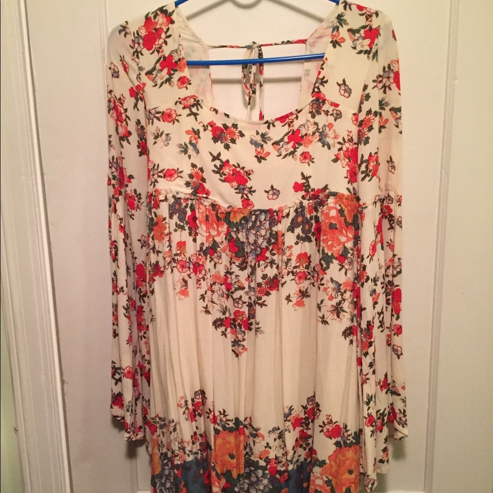 Free People Bell Sleeve mini dress