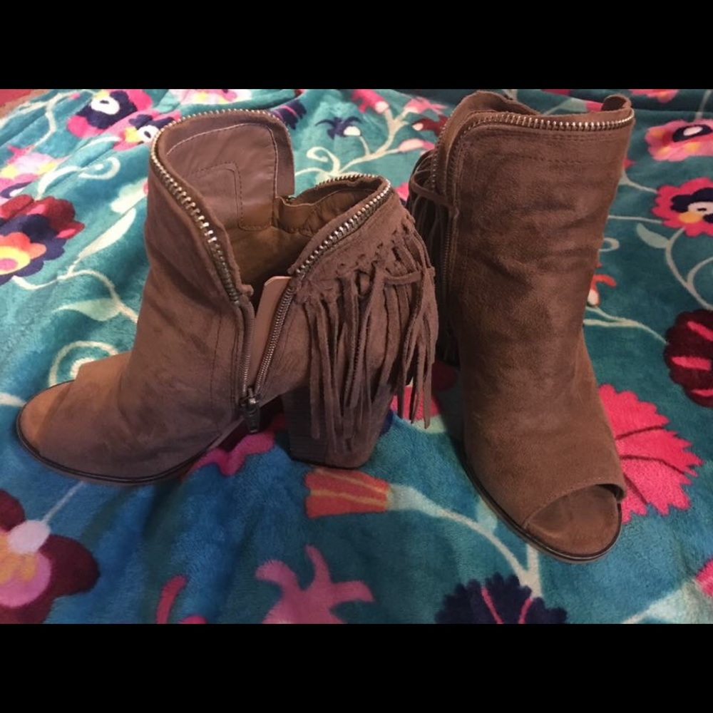 Open toed booties!