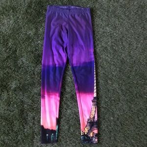 Eiffel Tower at Sunset Leggings