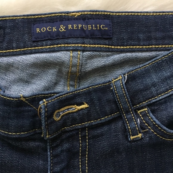 Rock & Republic Denim Shorts Size 0 - Picture 2 of 6