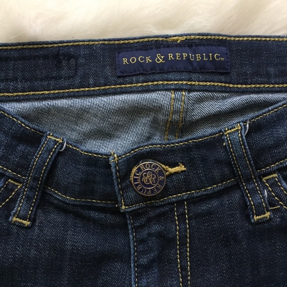 Rock & Republic Denim Shorts Size 0 - Picture 3 of 6
