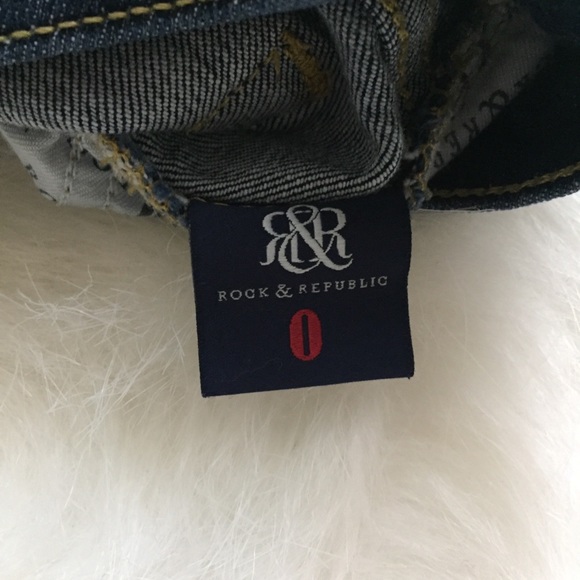 Rock & Republic Denim Shorts Size 0 - Picture 4 of 6