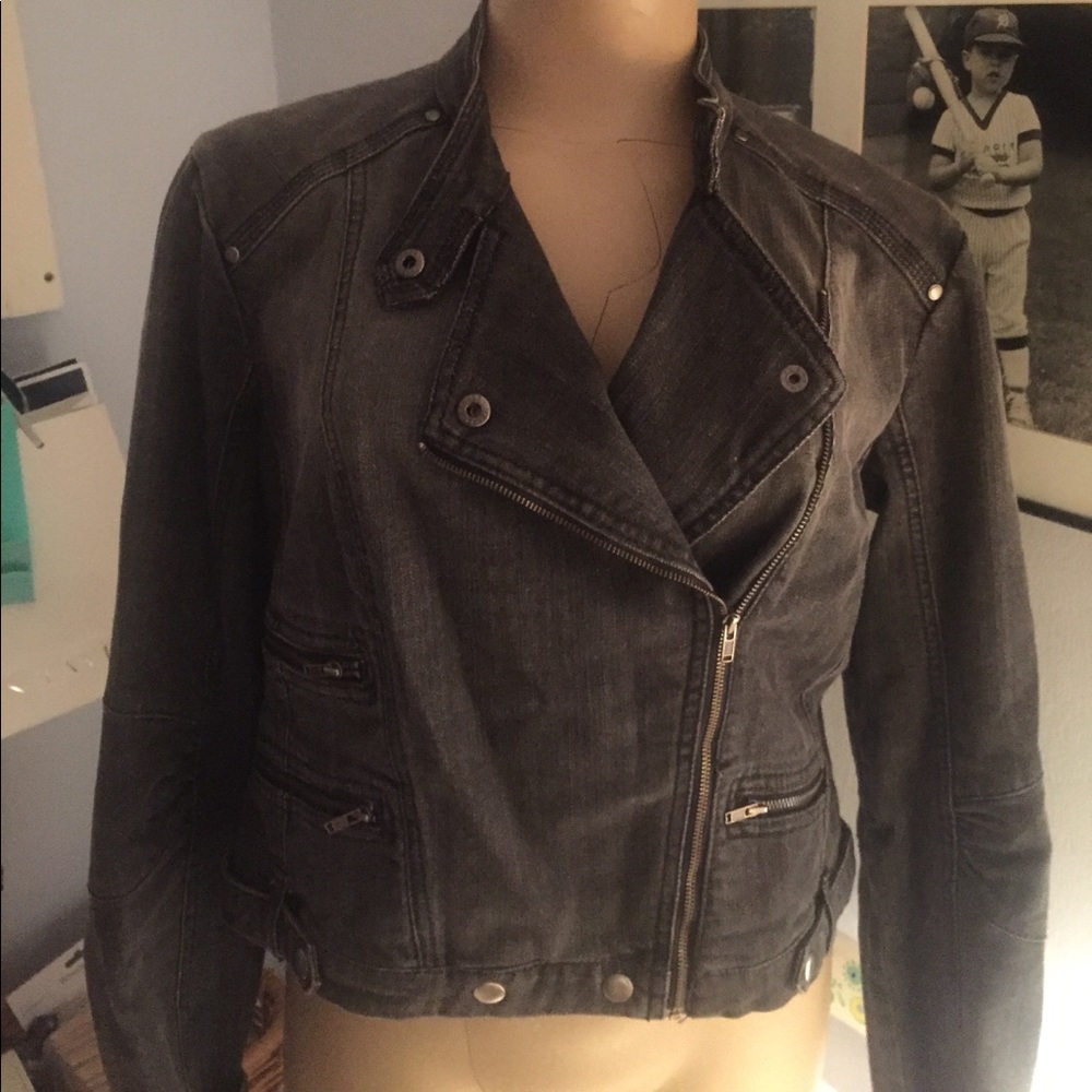 Jean-motorcycle jacket