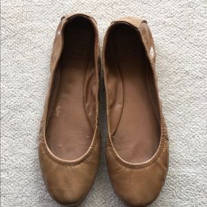 Tory Burch tan flats
