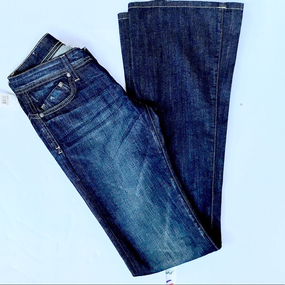 Dylan George Ring Spun Alexandra Flare Jeans Sz 24