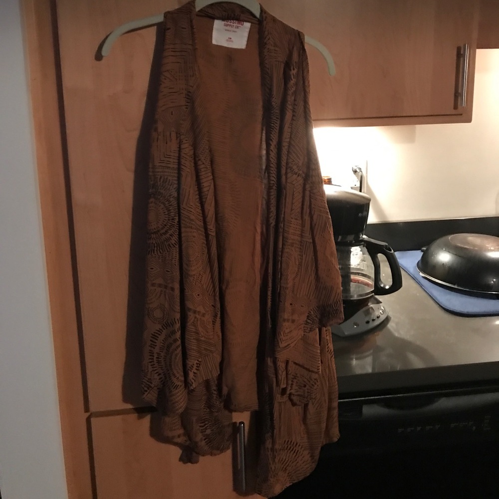 Tribal print shawl.