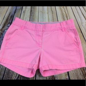 J. Crew Pink Soft Neon Wash Shorts 4