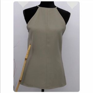 Olive halter top