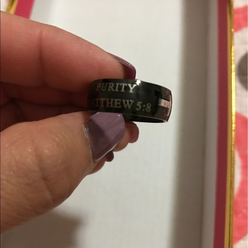 Men's Stainless steel Purity Ring - Picture 3 of 4