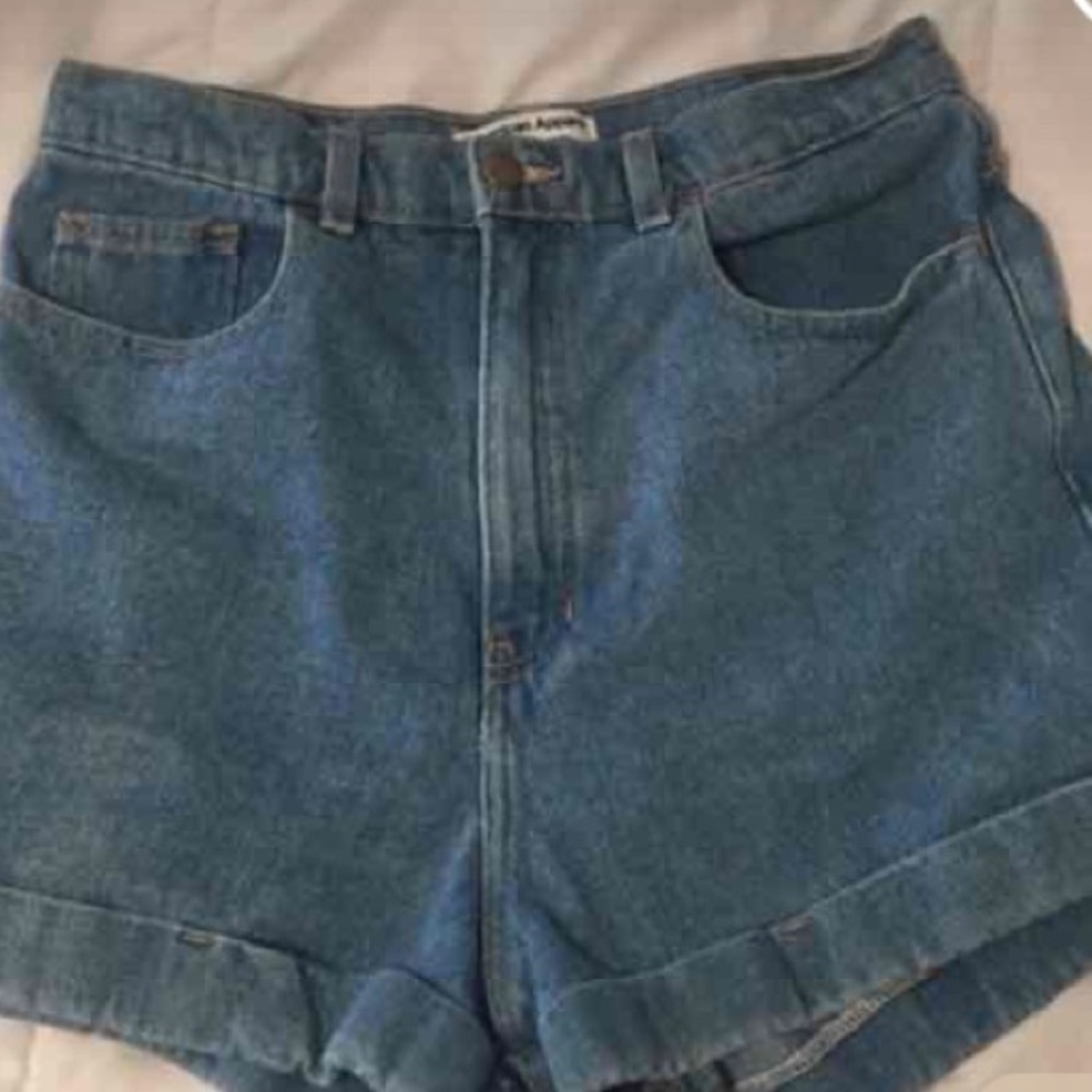 American Apparel High rise Medium dark shorts