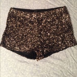 Forever 21 sparkly shorts