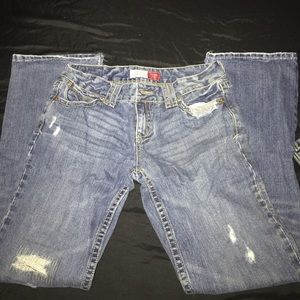 Aeropostale Chelsea skinny boot cut jeans